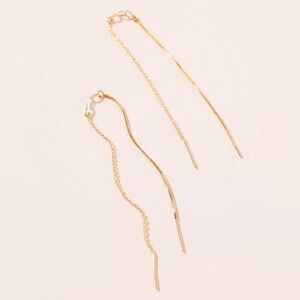 Anthropologie Merewif Francoise Threader Earrings